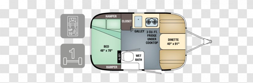 Airstream Of Scottsdale Campervans Caravan Sport Utility Vehicle - Trailer - Camper Transparent PNG