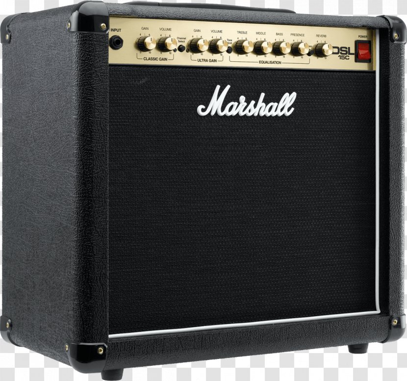 Guitar Amplifier Marshall DSL15 Amplification DSL40C - Electronic Instrument - Electric Transparent PNG