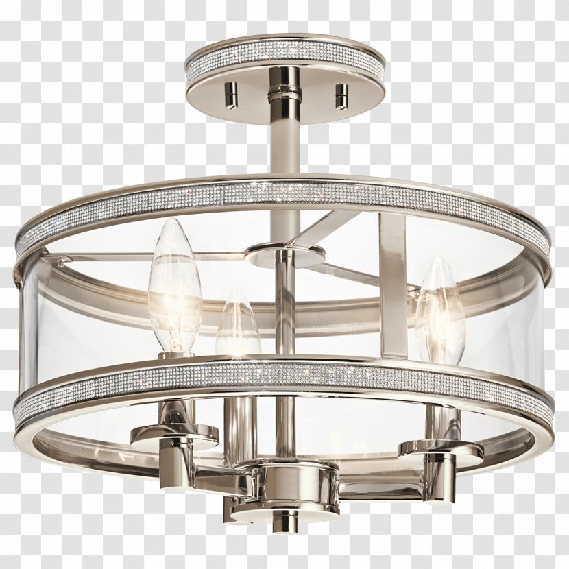 Lighting Light Fixture Incandescent Bulb Kichler - Fancy Ceiling Lamp Transparent PNG