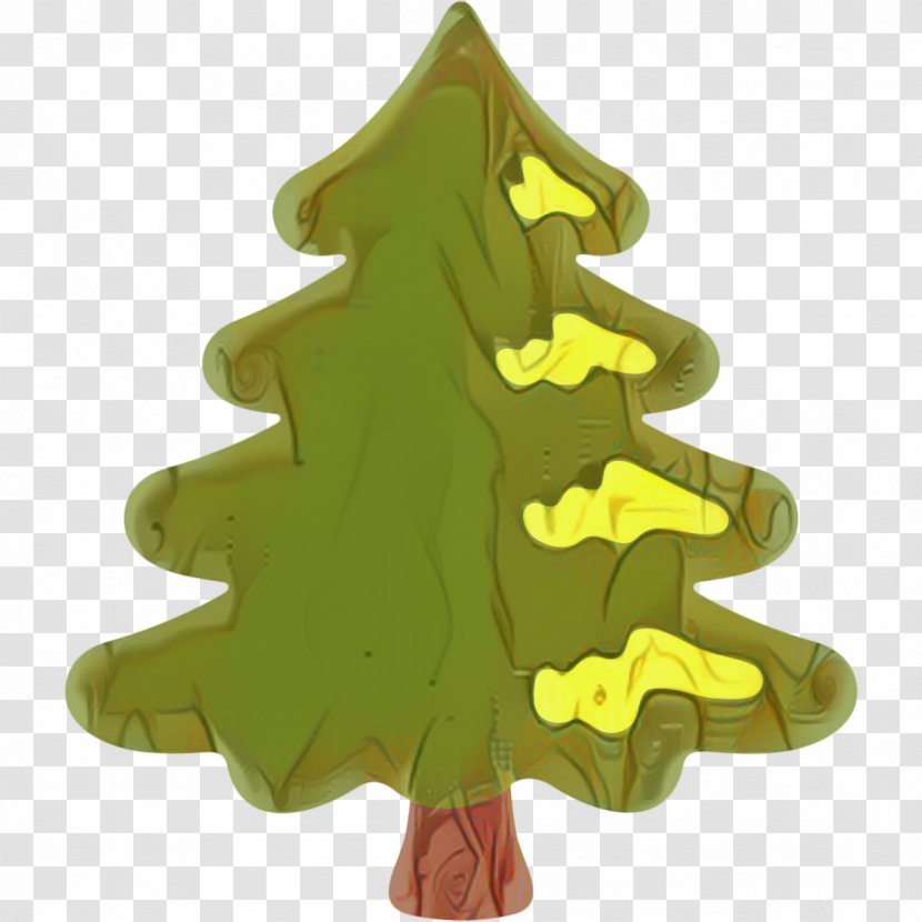 Christmas Tree White - Felt - Spruce Holiday Ornament Transparent PNG