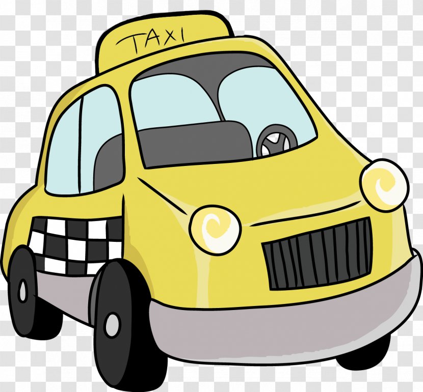Taxi Yellow Cab Checker Motors Corporation Clip Art - Cartoon - Images Transparent PNG