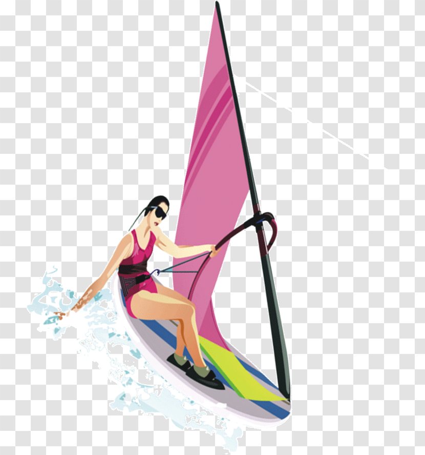 Poster Download Surfing - Sailing Beauty Transparent PNG