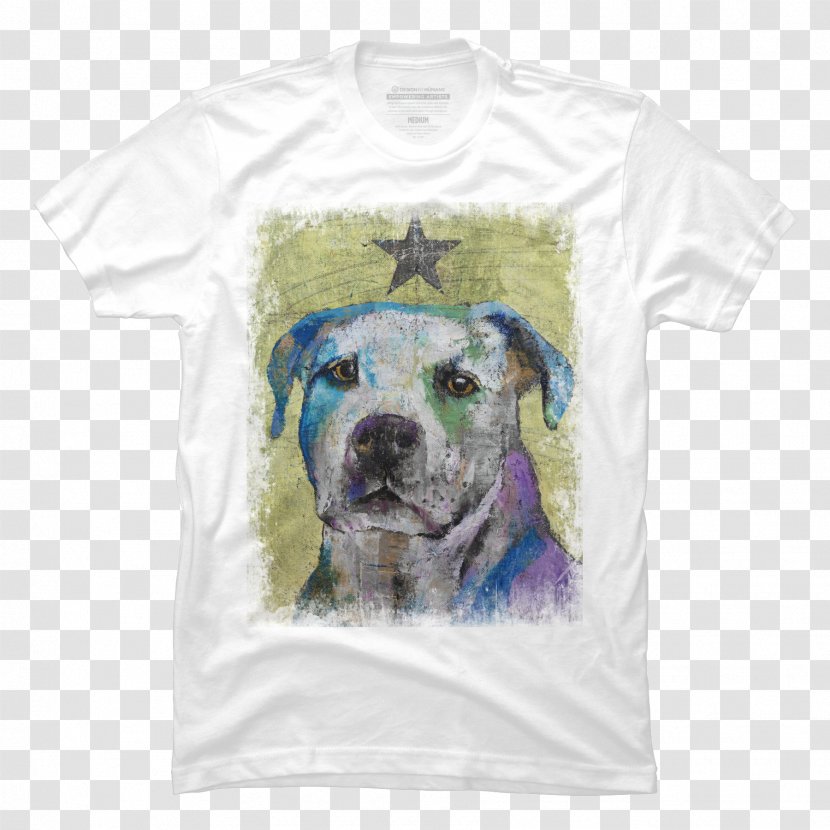 Dog Breed American Pit Bull Terrier Staffordshire Rottweiler - Sleeve - T-shirt Transparent PNG