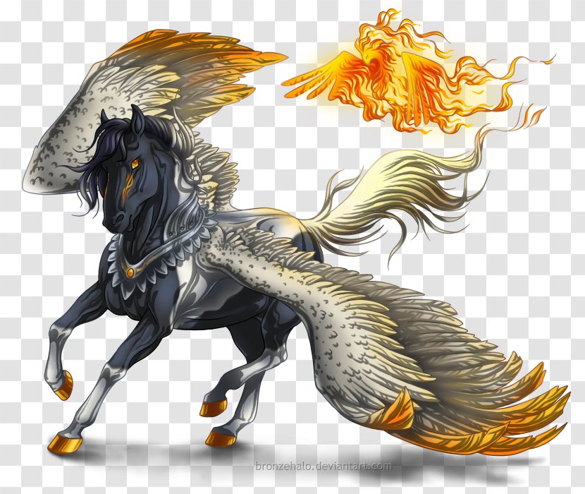 Horse Unicorn Gray Wolf Mane Pegasus Transparent PNG