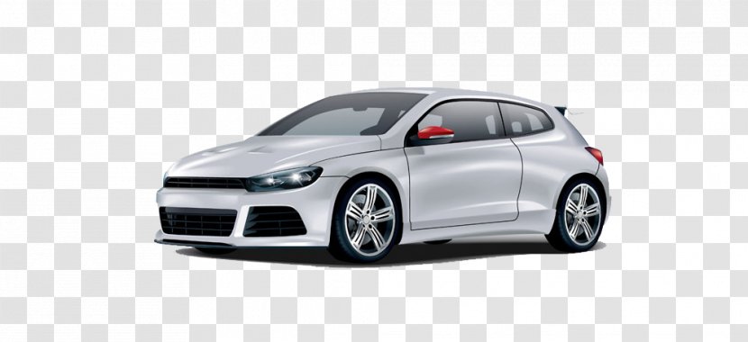 Sports Car Royalty-free Stock Photography - Personal Luxury - Creative Cartoon Hand-painted Silver Sedan Transparent PNG