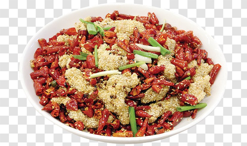 Laziji Hamburger Sesame Chicken Couscous - Stuffing - Spicy Transparent PNG