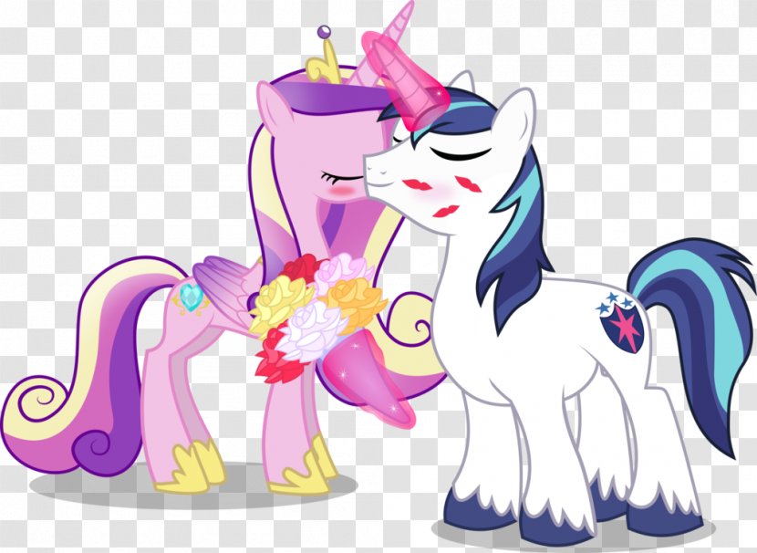 Princess Cadance Pony DeviantArt Luna Armour - Watercolor - Vector Cartoon Wedding Couple Transparent PNG