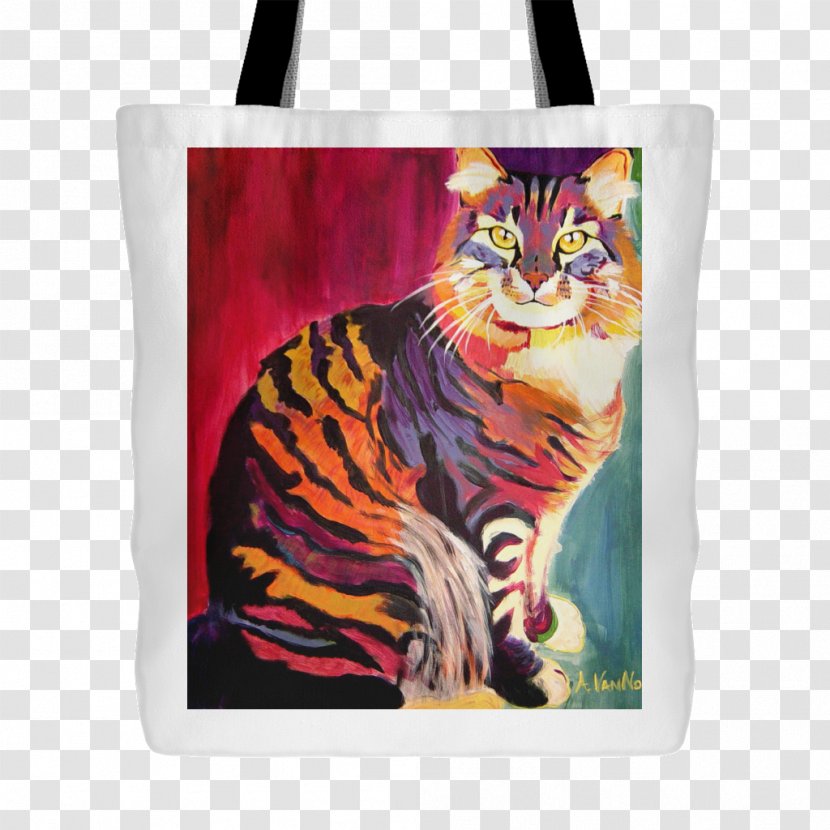Cat Portrait Painting Printmaking Art - Work Of Transparent PNG