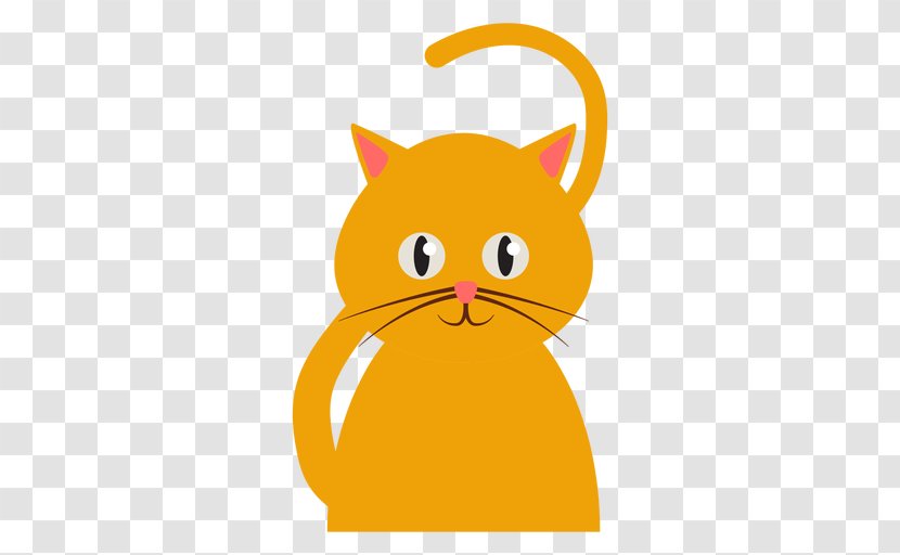Cat Vector Graphics Illustration Image Drawing - Yellow - Head Transparent Transparent PNG