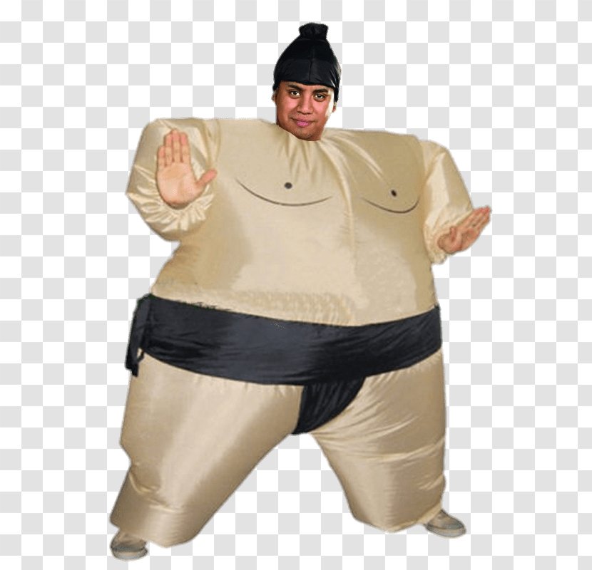 Sumo Inflatable Costume Wrestling Suit - Outerwear Transparent PNG