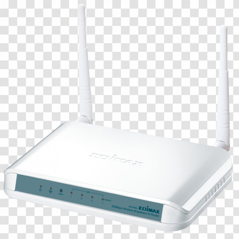 Wireless Access Points Router Edimax BR-6428n Broadband - Electronics Accessory - Boutton Transparent PNG