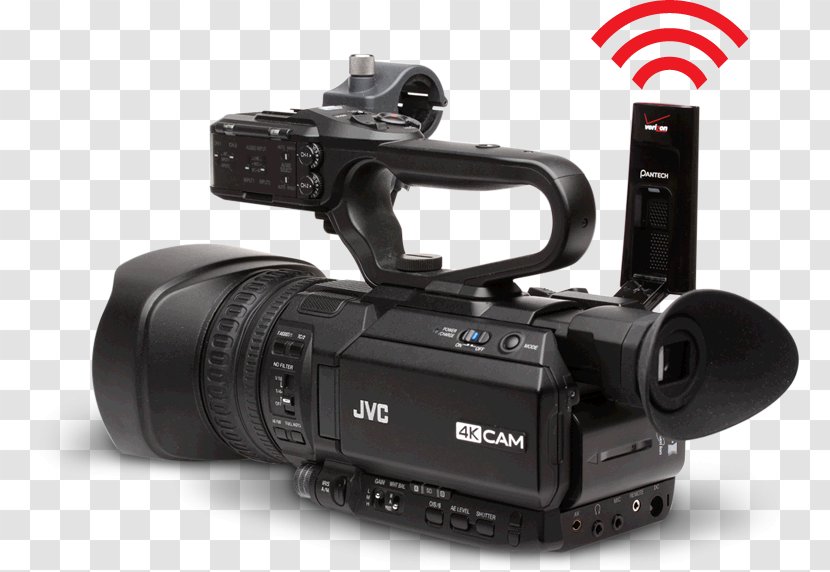 JVC GY-HM200 4KCAM GY-HM200SP Video Cameras GY-HM170 4K Resolution - Digital Camera Transparent PNG