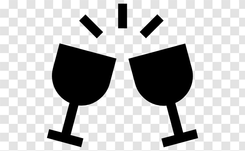 Cheers Icon - Black - Silhouette Transparent PNG