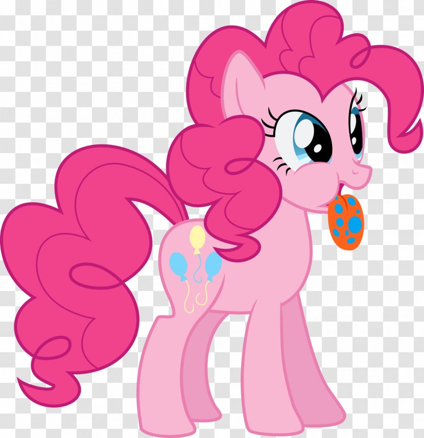 Pinkie Pie Cupcake Rainbow Dash Applejack Pony - Watercolor - My Little Transparent PNG