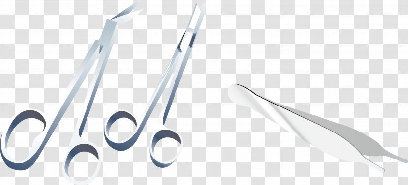 Scissors Tweezers Surgery - Vecteur - And Transparent PNG