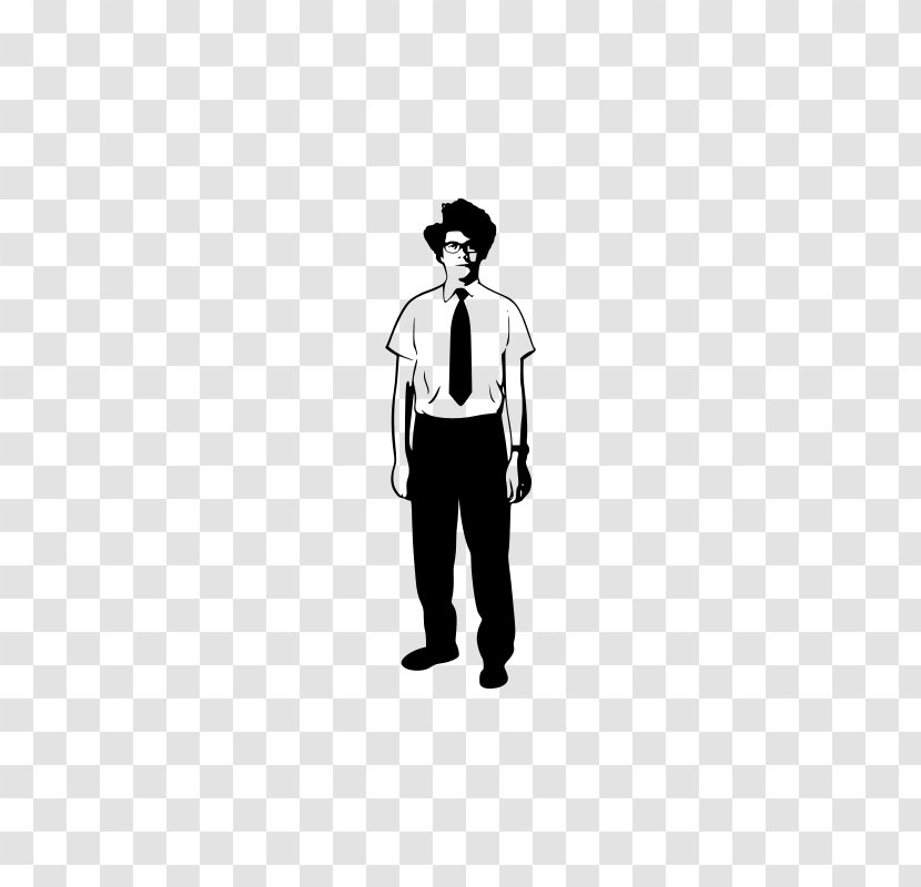 Maurice Moss Television Show Clip Art - It Crowd - Silhouette Transparent PNG