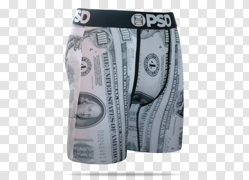 Briefs Underpants United States One Hundred-dollar Bill Currency One-dollar - Cartoon - Kyrie Irving Transparent PNG