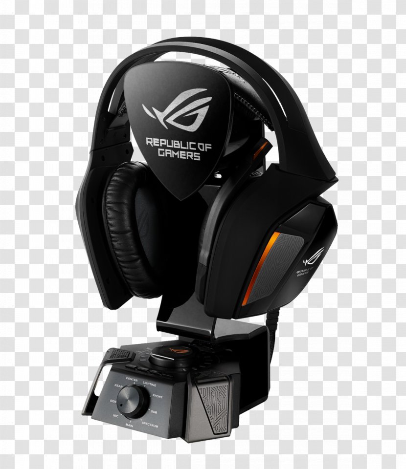 Microphone 7.1 Surround Sound Republic Of Gamers Headphones ASUS ROG Centurion - Headphone Amplifier Transparent PNG