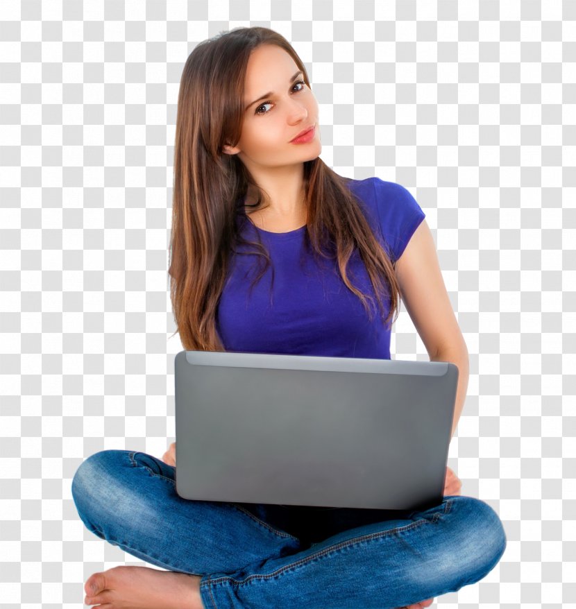 Web Development Laptop World Wide Design Hosting Service - Watercolor - Women Sitting With Transparent PNG