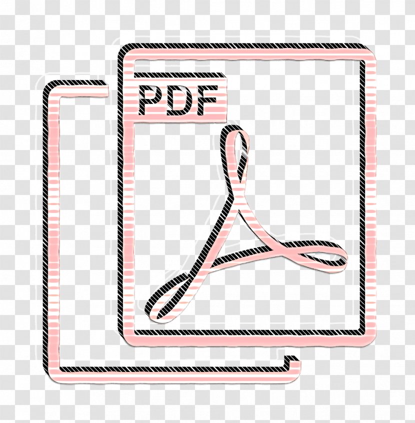 Pdf Icon - Pink Transparent PNG