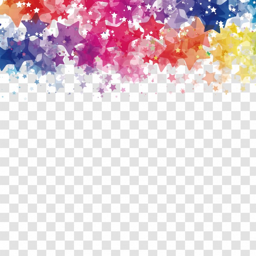 Watercolor Painting Star - Petal - Vector And Stars Transparent PNG