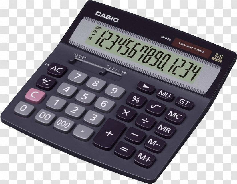 Casio SL-300VER Graphic Calculators Office Supplies - Scientific Calculator Transparent PNG