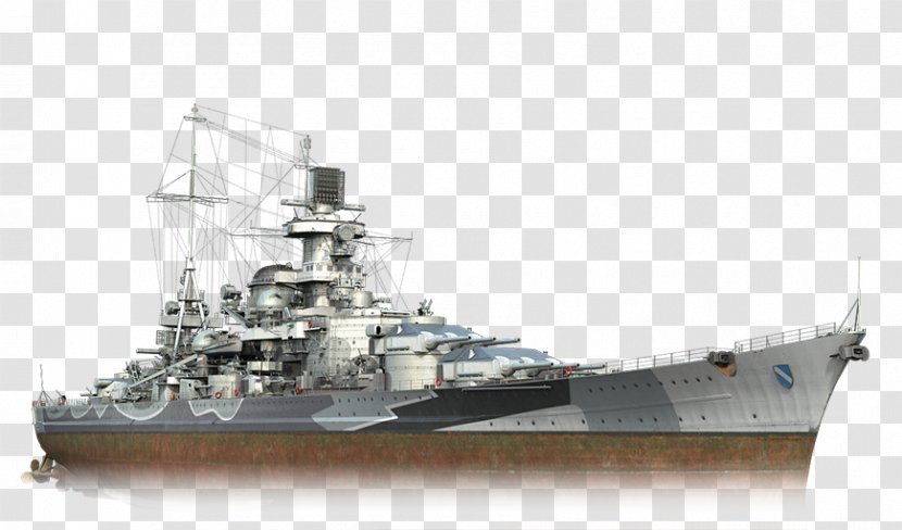 Guided Missile Destroyer World Of Warships Heavy Cruiser Battlecruiser Armored - Dreadnought - Ship Transparent PNG