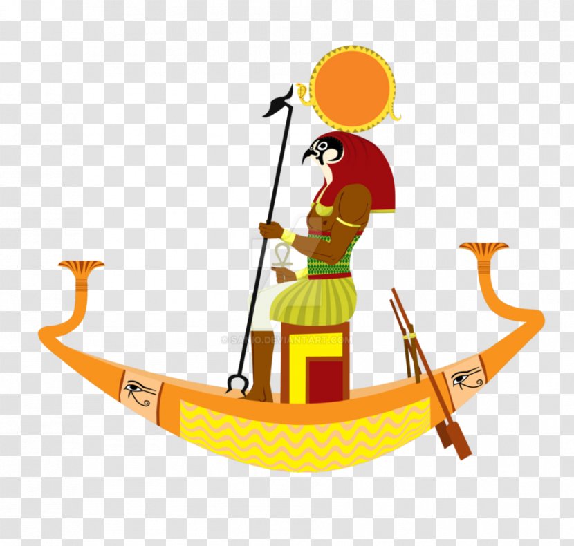 Ancient Egyptian Deities Ra Amun Deity - Boating - Chariot Transparent PNG
