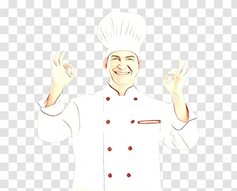 Cook Chef's Uniform Chief Chef Cartoon - Gesture Transparent PNG