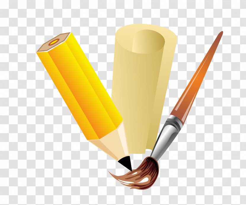 Ink Brush Pencil Transparent PNG