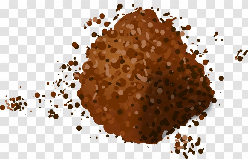 Coffee Brown Sugar - Praline - Vector Painted Transparent PNG