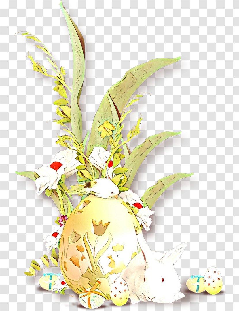 Floral Design Easter Bunny Cut Flowers - Flower - Computer Transparent PNG