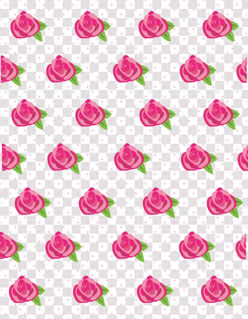 Paper Hello Kitty Polka Dot Wallpaper - Pink Background Transparent PNG