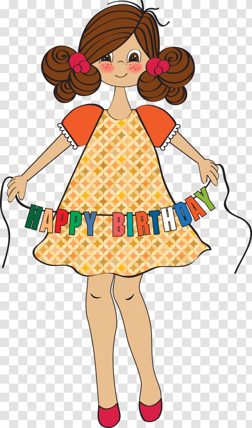 Cartoon Wish Birthday Illustration - Frame - Happy Baby Transparent PNG