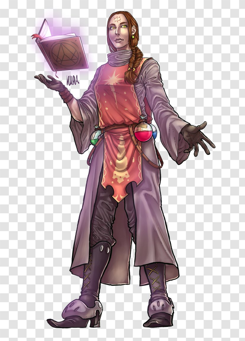 Robe Costume Design Character Fiction - Purple - Roleplaying Game Transparent PNG
