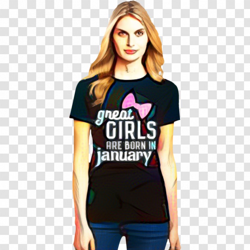 Girl Cartoon - Tshirt Loot - Outerwear Footwear Transparent PNG