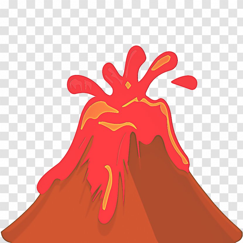 Volcano Cartoon - Photo Albums - Hand Transparent PNG