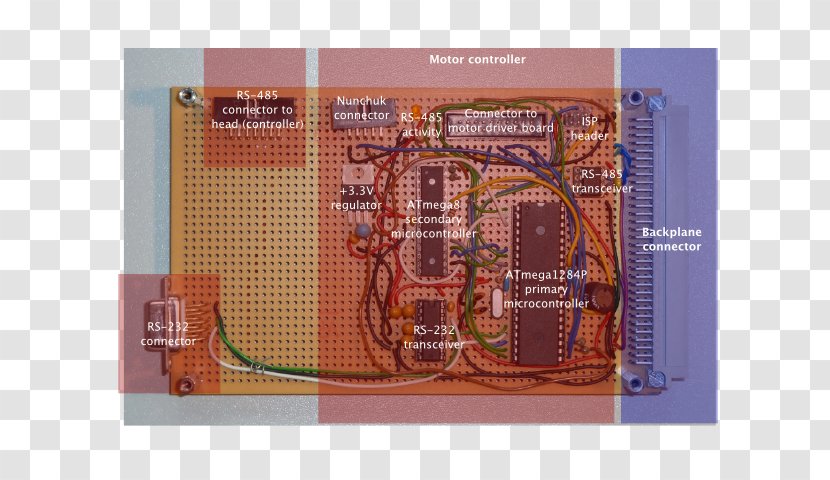 Breadboard Autonomous Robot Electronic Component Engineering - Orange - Circuit Board Transparent PNG