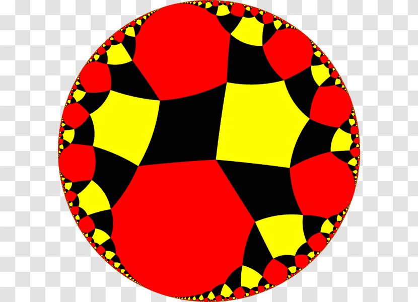 Poincaré Disk Model Rhombipentahexagonal Tiling Tessellation Uniform Geometry - Circle Transparent PNG