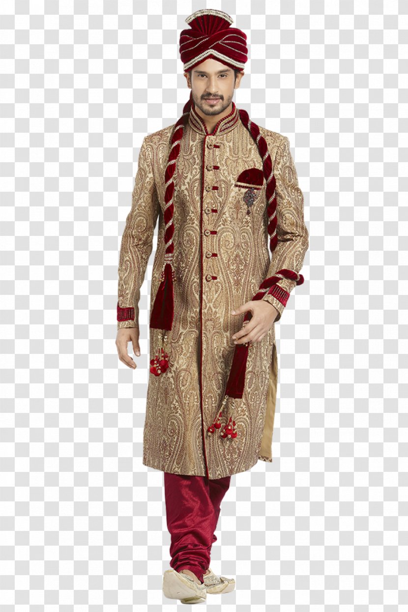 Sherwani Manyavar Kurta Indo-Western Clothing Jodhpuri - Costume Design - Indian Wedding Transparent PNG