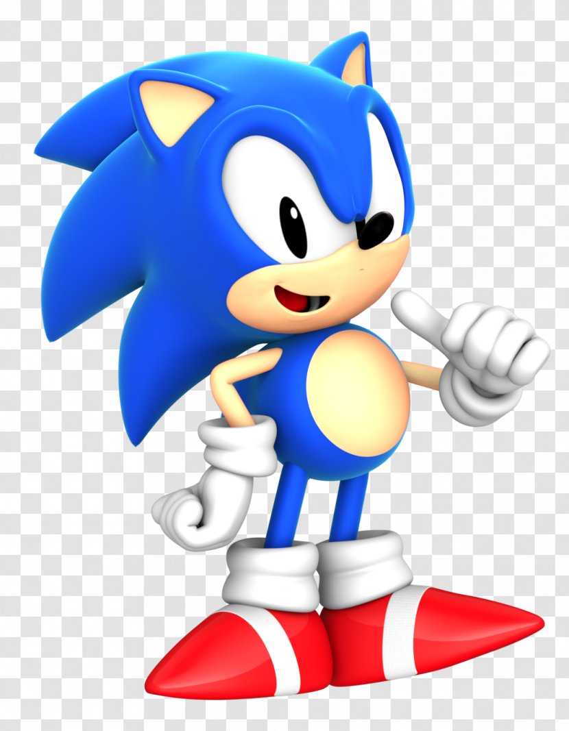 Sonic The Hedgehog Mania Forces Generations 3D - Rendering Transparent PNG