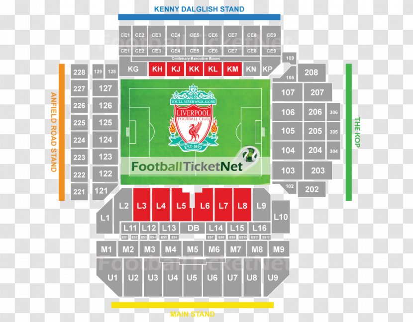 Anfield Liverpool F.C. Tottenham Hotspur Manchester United FA Cup - Brand - Premier League Transparent PNG