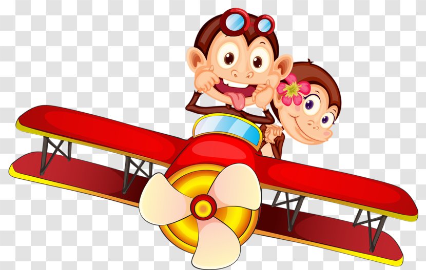 Monkey Royalty-free Clip Art - Royaltyfree - Fly Kids Transparent PNG