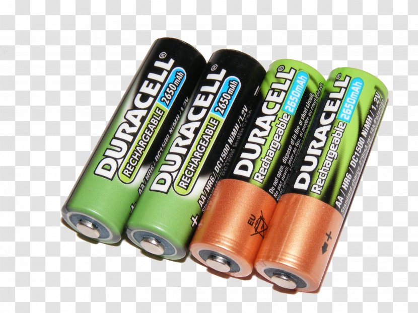 AA Battery Duracell Nickelu2013metal Hydride Rechargeable - Hardware - A Row Of Transparent PNG
