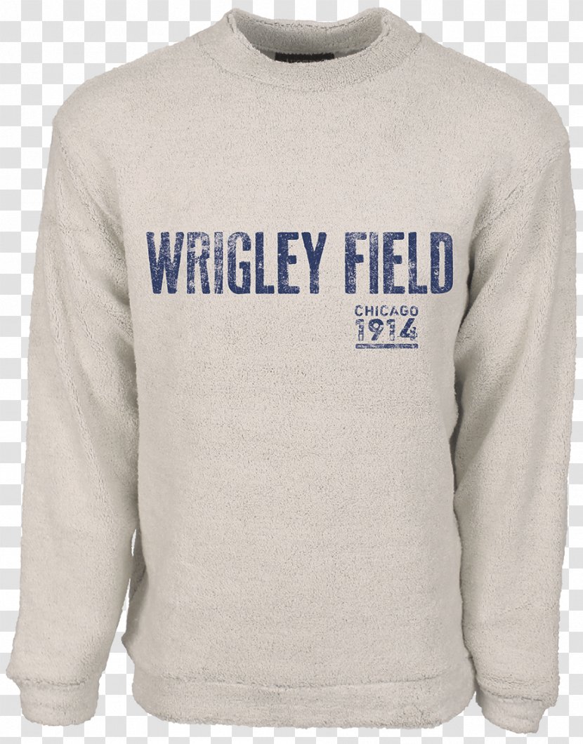 Long-sleeved T-shirt Sweater Bluza - Shoulder - Wrigley Field Transparent PNG