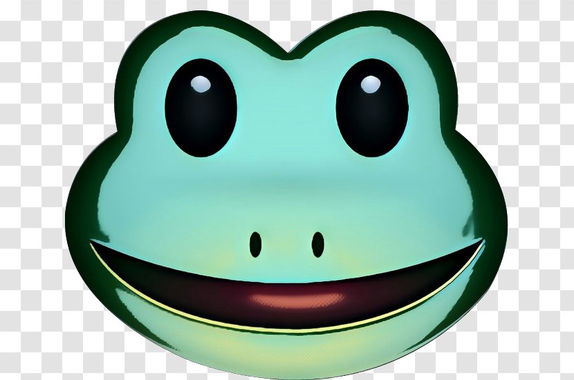 Green Smiley Face - Frog Transparent PNG