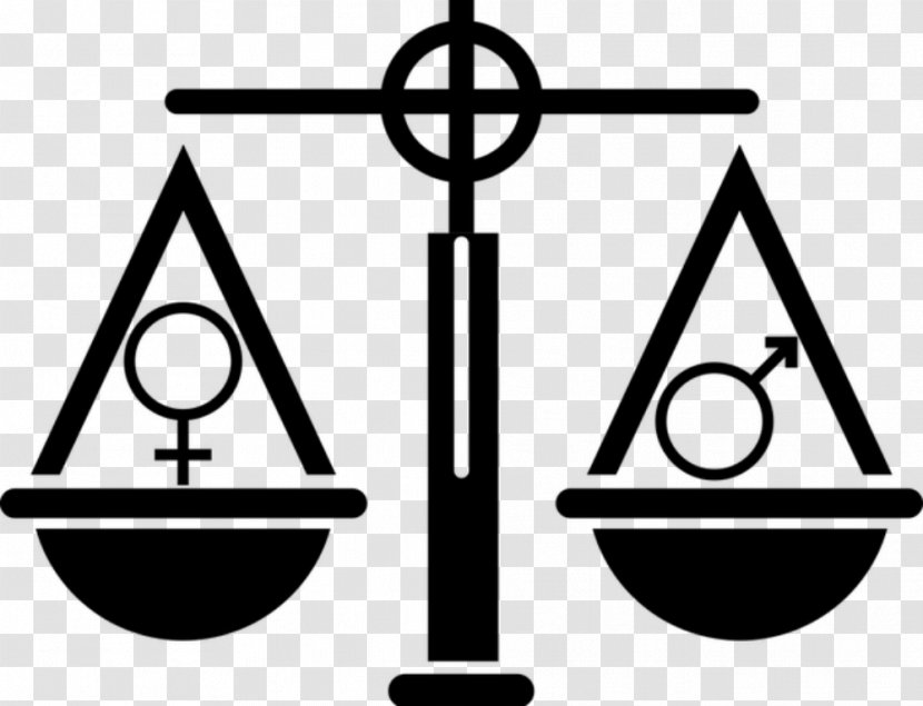 Social Icons - Gender Equality - Sign Line Art Transparent PNG