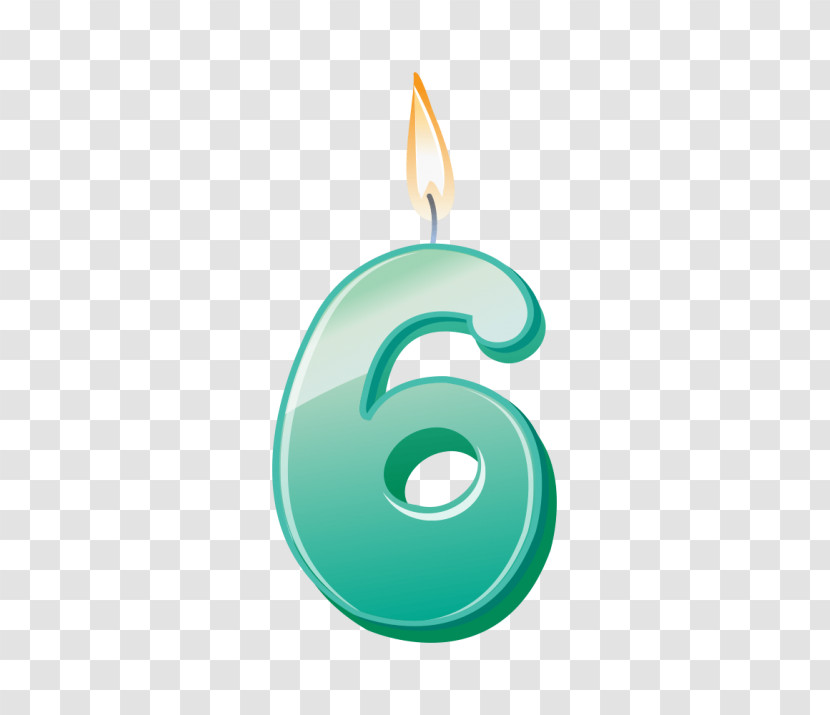 Turquoise Aqua Number Font Symbol Transparent PNG