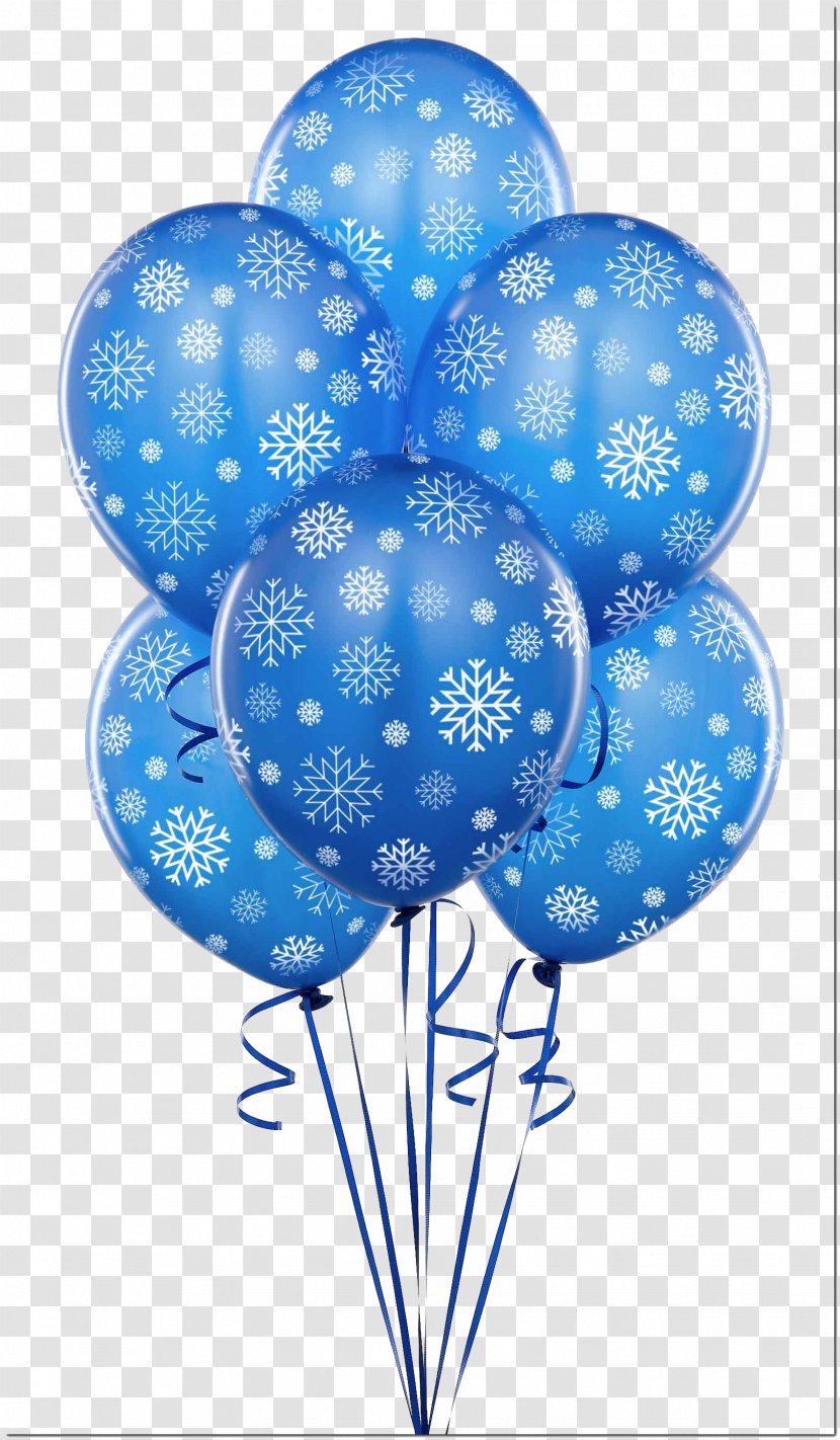 Balloon Blue Party Birthday Flower Bouquet - Magenta Transparent PNG