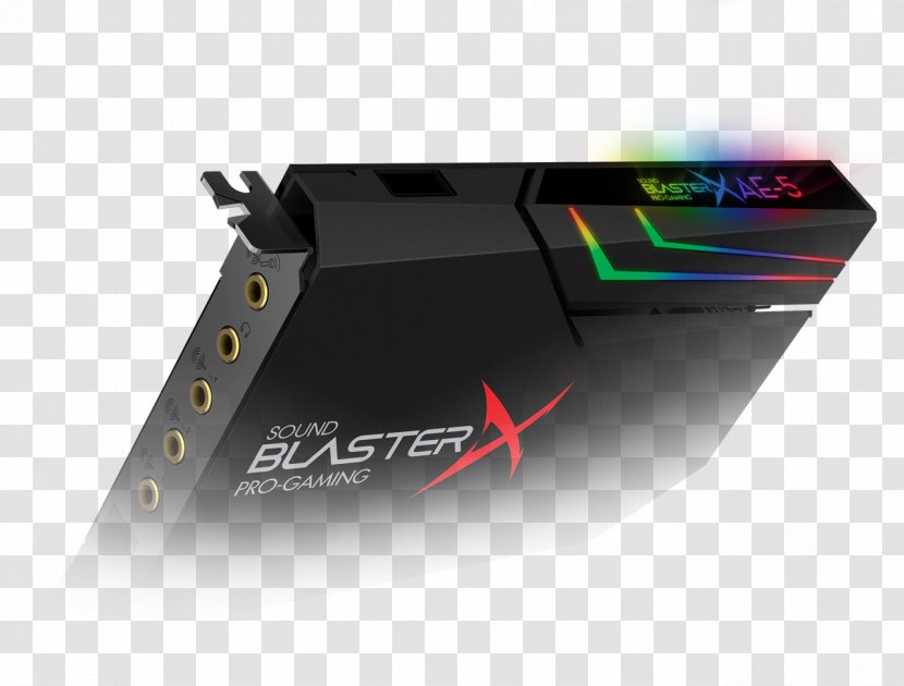 Sound Blaster X-Fi Cards & Audio Adapters Creative Technology BlasterX AE-5 Labs - Xfi - Card Transparent PNG